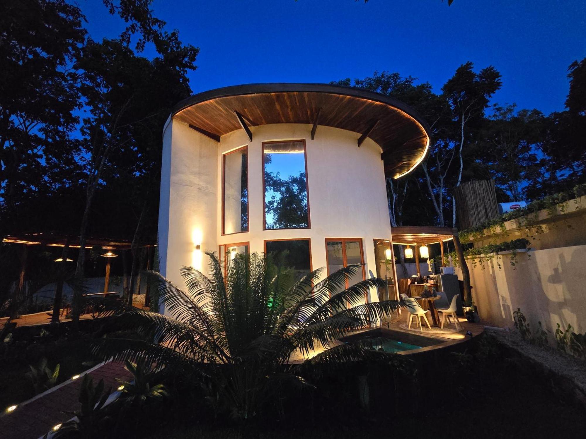 Villa Con Jacuzzi En Bacalar Buenavista  Kültér fotó