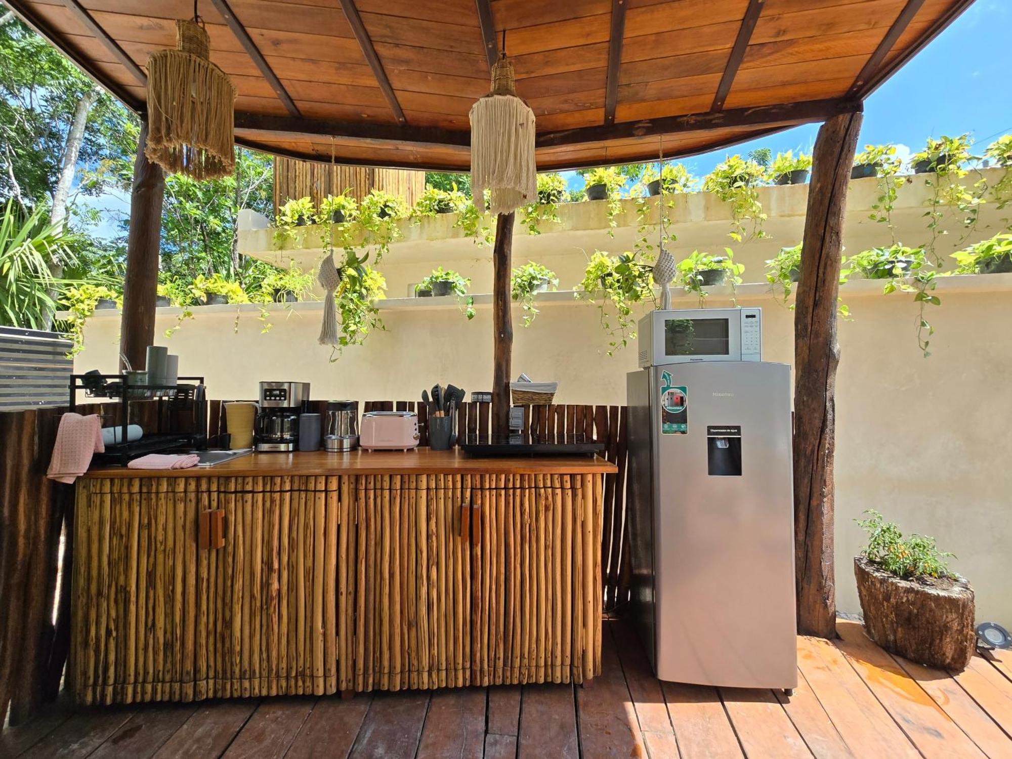 Villa Con Jacuzzi En Bacalar Buenavista  Kültér fotó