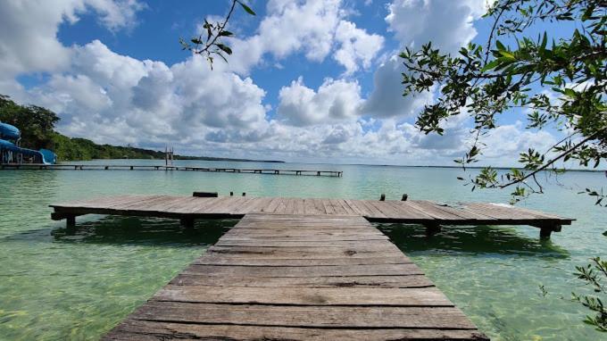Villa Con Jacuzzi En Bacalar Buenavista  Kültér fotó