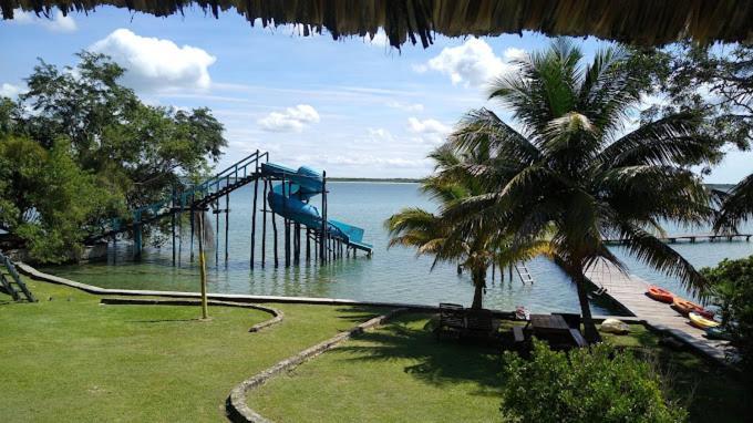 Villa Con Jacuzzi En Bacalar Buenavista  Kültér fotó
